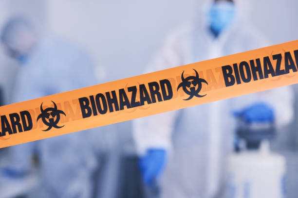 Professional Biohazard Cleanup technician working in Satsop, WA